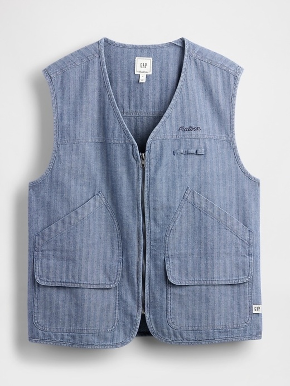 Gap × Malbon Herringbone Utility Vest
